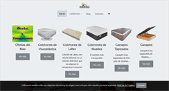 Desktop Screenshot of elreydelascamas.com