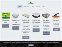 Tablet Screenshot of elreydelascamas.com